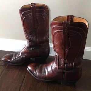 Men’s Lucchese cowboy boots size 8